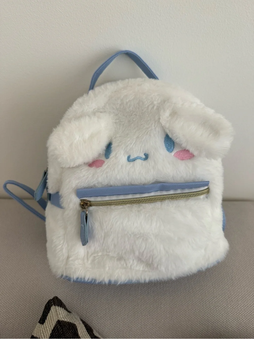 Kawaii Sanrio Plush Cinnamoroll Backpack Plushie Bag